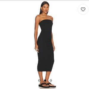Rosella Strapless Midi Dress